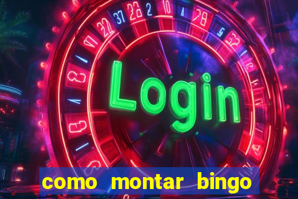 como montar bingo brinquedos toia